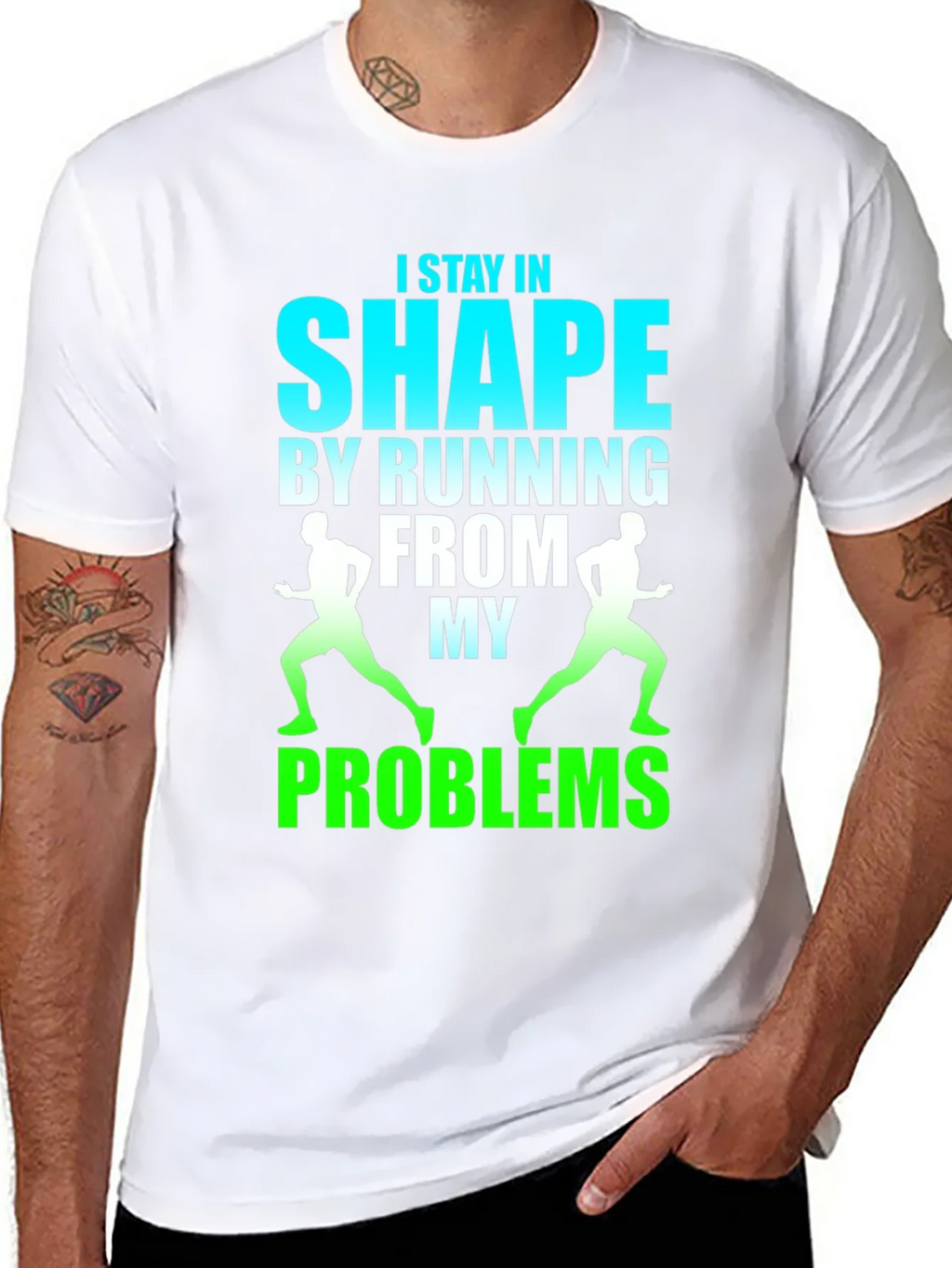 Running From Problems Graphic T-Shirt product image 7