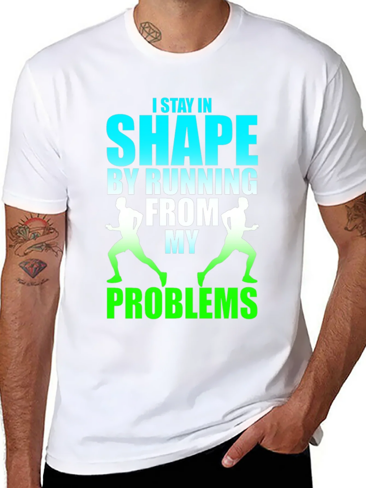 Running From Problems Graphic T-Shirt product image 7
