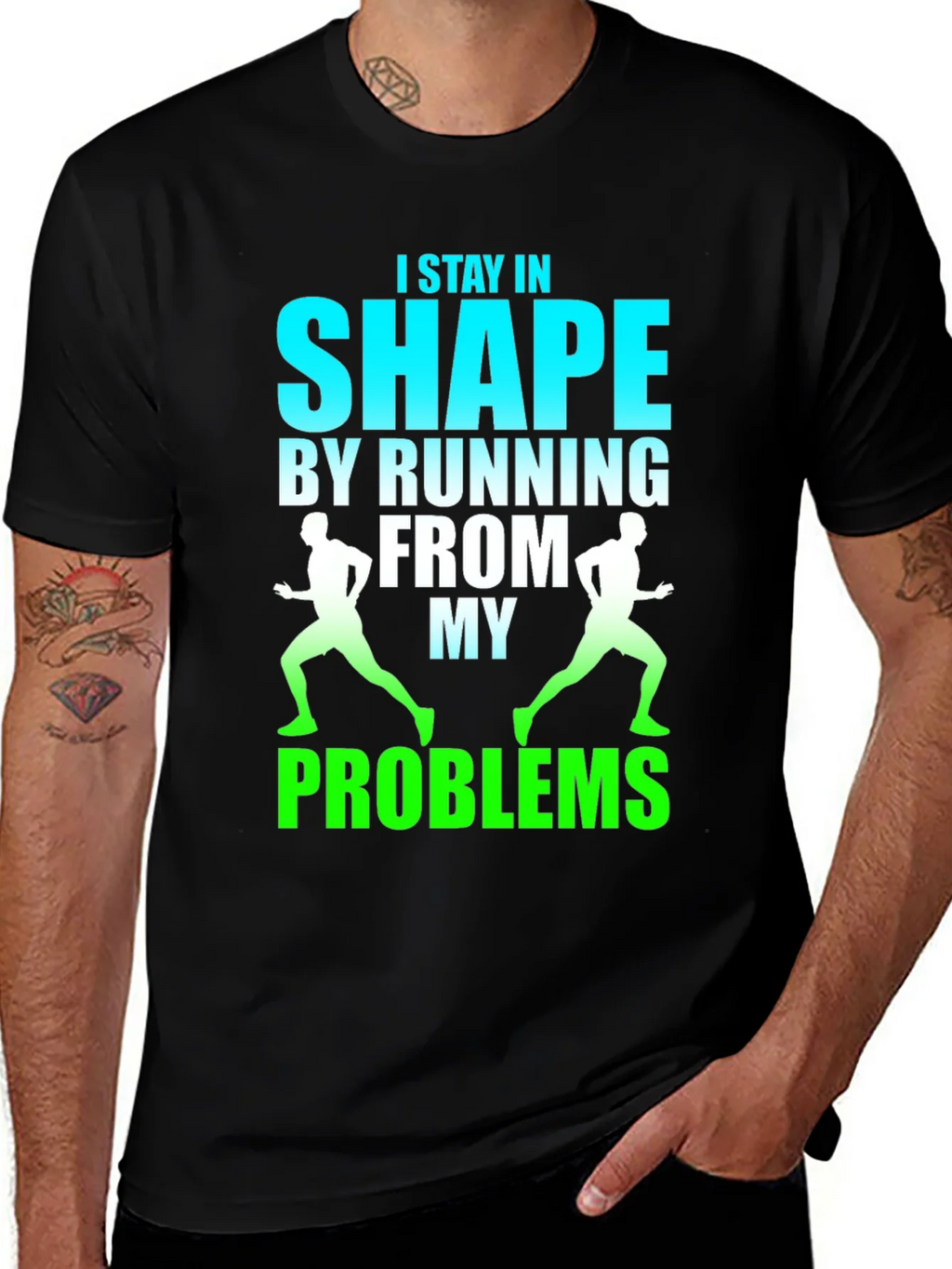 Running From Problems Graphic T-Shirt product image 1