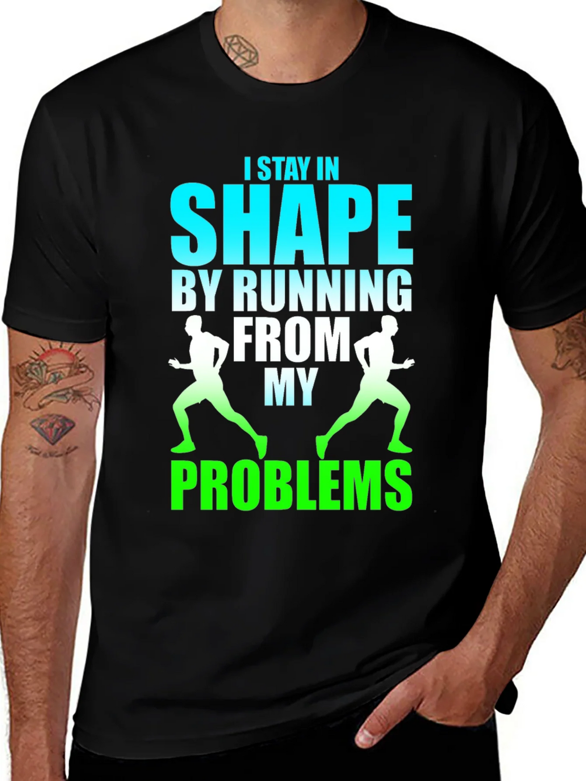Running From Problems Graphic T-Shirt product image 1
