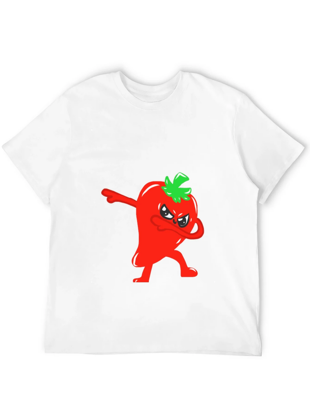 Dabbing Red Pepper Graphic Tee - Mens Black T-Shirt product image 9