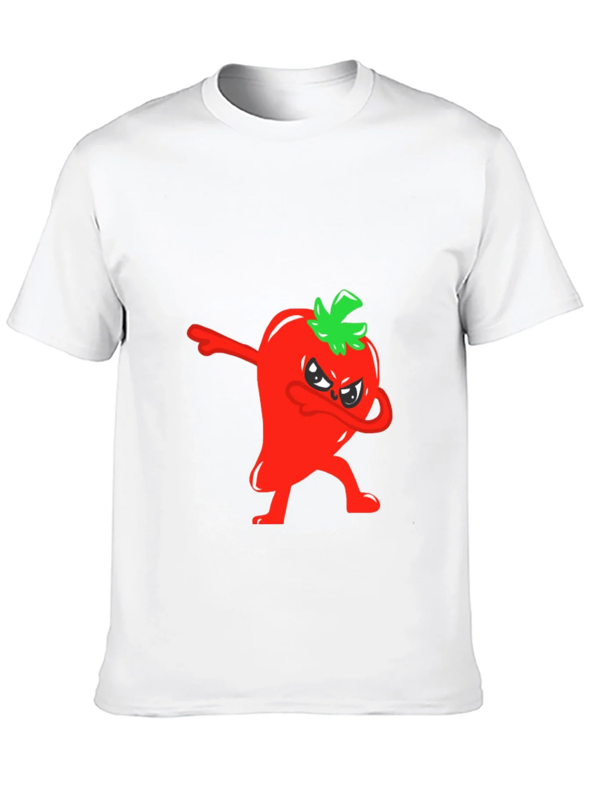 Dabbing Red Pepper Graphic Tee - Mens Black T-Shirt product image 7