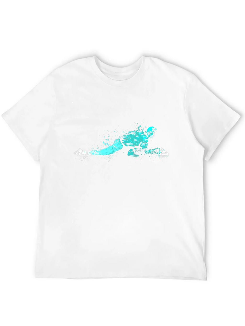 Curling Player Graphic Tee - Black product image 11