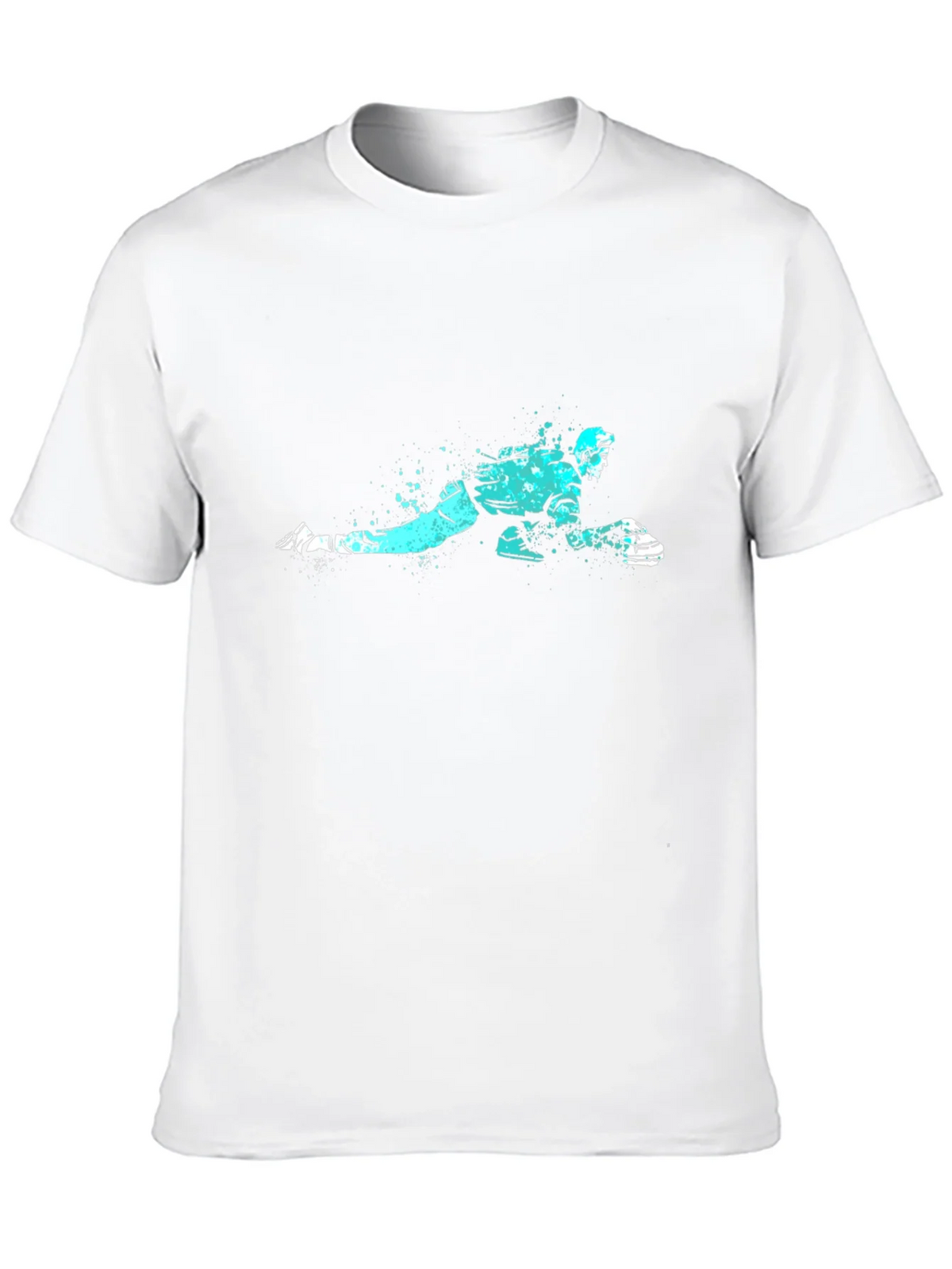 Curling Player Graphic Tee - Black product image 9