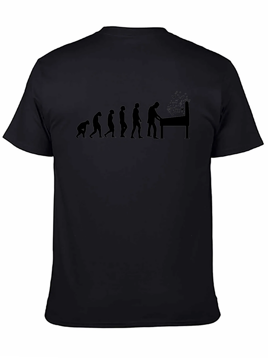 Evolution of Pinball Black T-Shirt product image 3