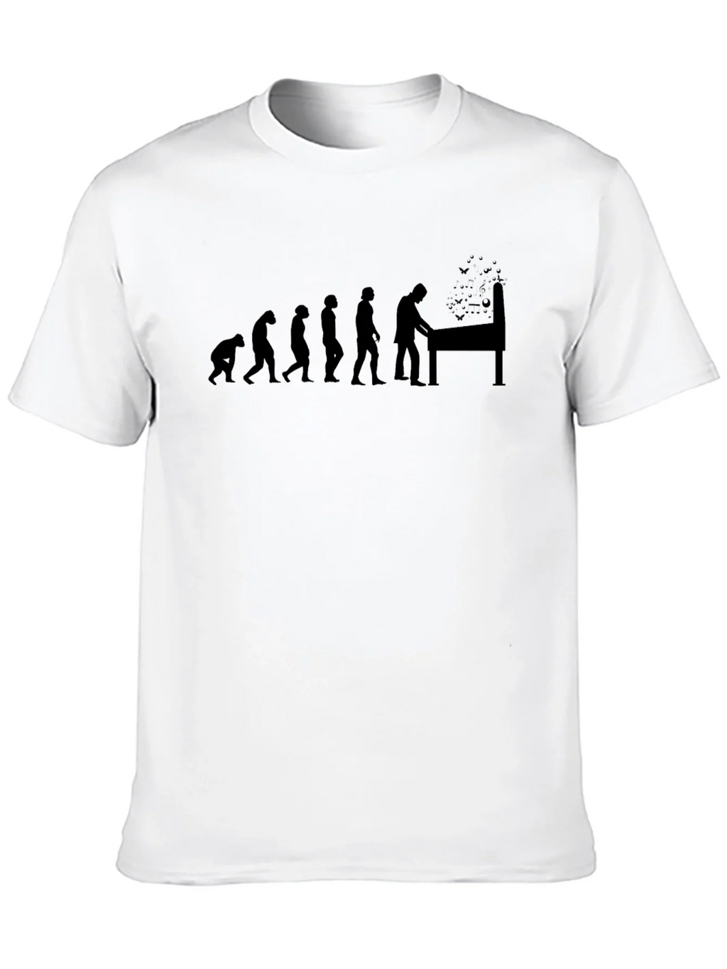 Evolution of Pinball Black T-Shirt product image 8