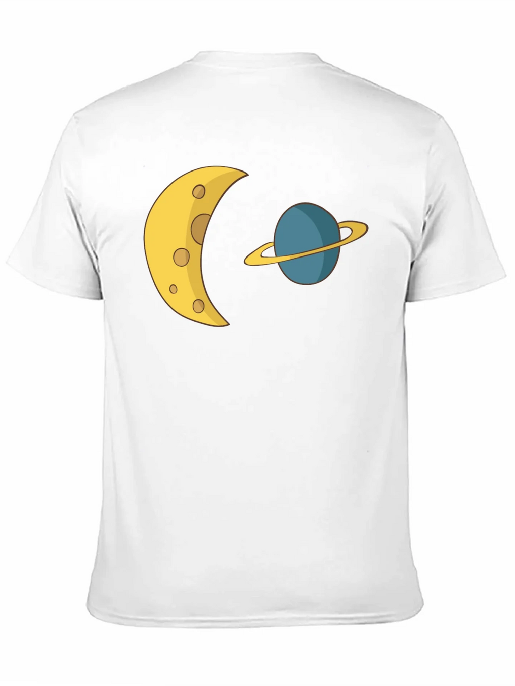 Cosmic Dream Tee: Moon & Planet Graphic T-Shirt product image 9