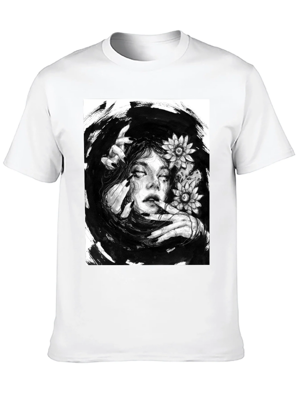 Mystic Woman Graphic T-Shirt - Black Cotton Tee product image 9