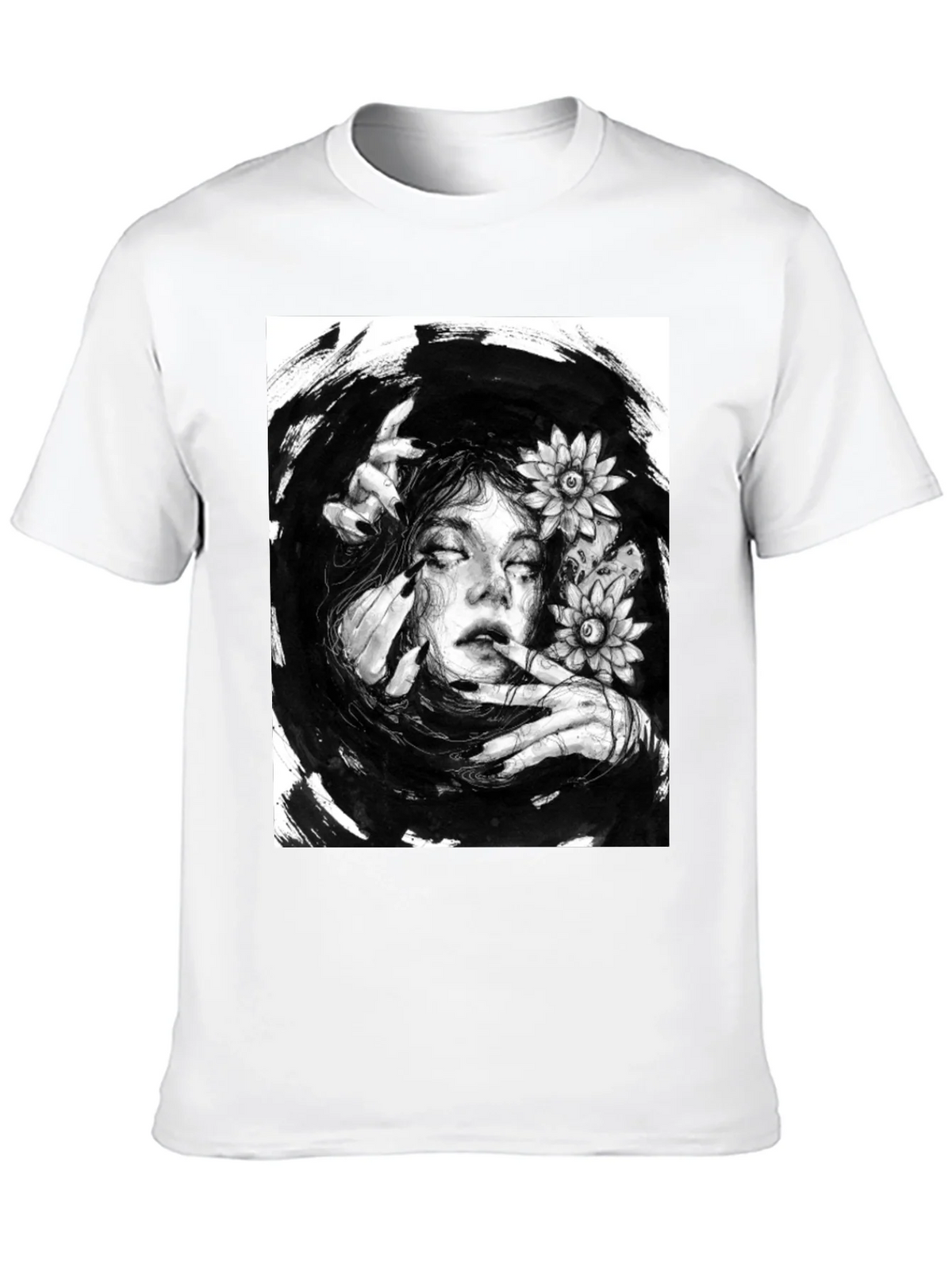 Mystic Woman Graphic T-Shirt - Black Cotton Tee product image 9
