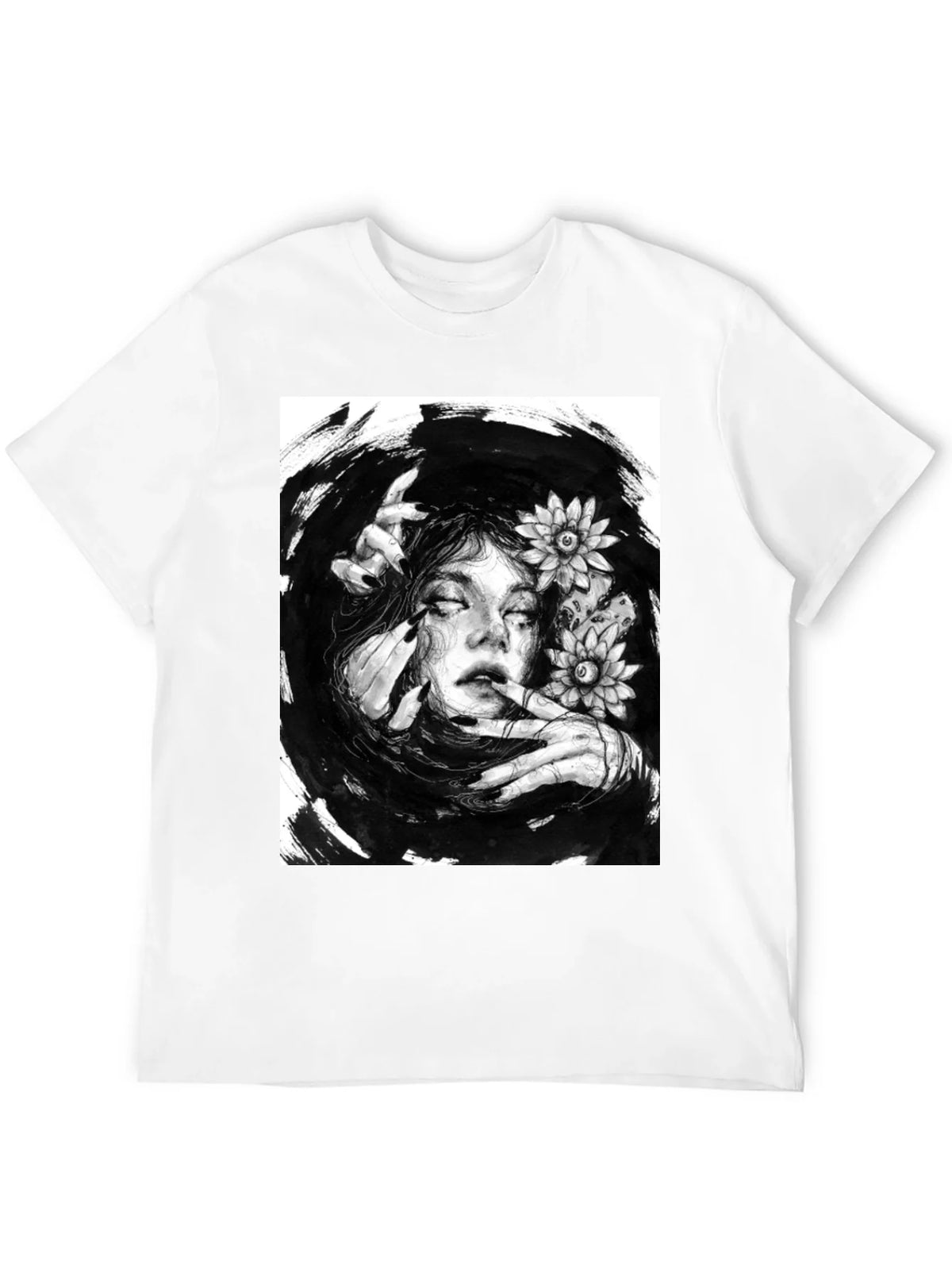 Mystic Woman Graphic T-Shirt - Black Cotton Tee product image 11
