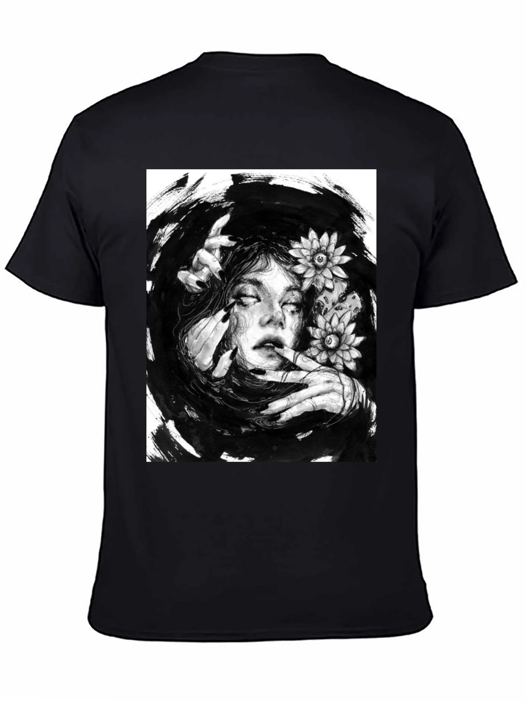 Mystic Woman Graphic T-Shirt - Black Cotton Tee product image 4