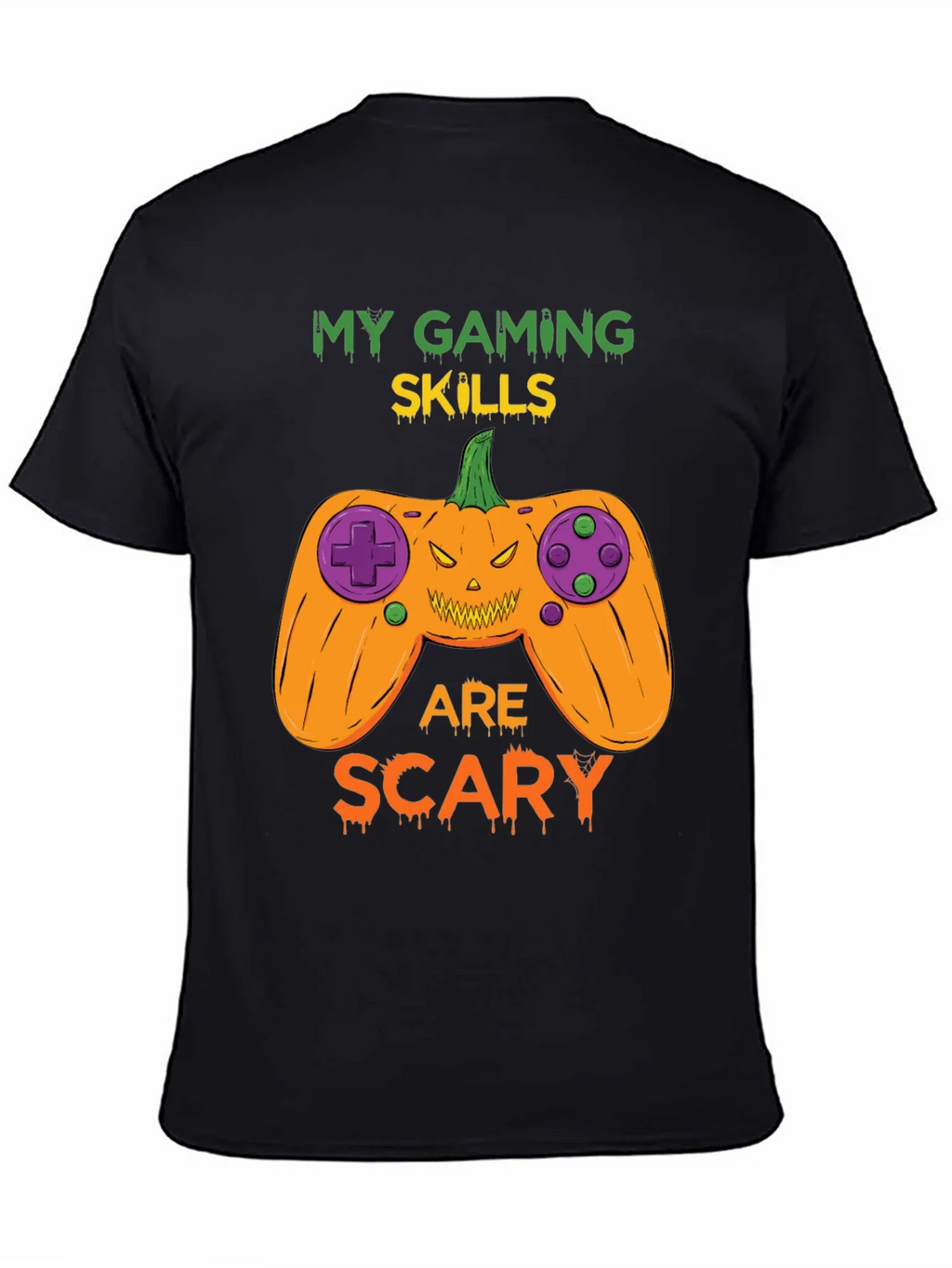 My Gaming Skills Are Scary Halloween T-Shirt product image 4