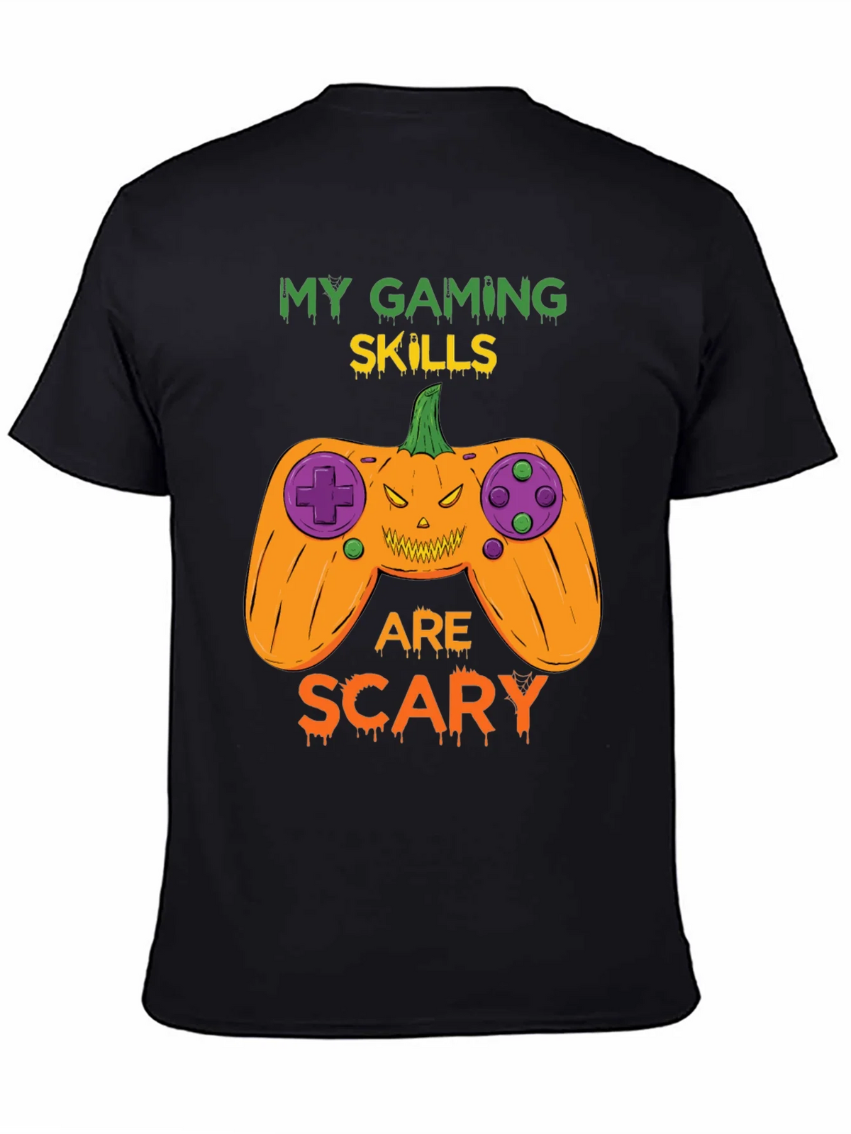 My Gaming Skills Are Scary Halloween T-Shirt product image 4