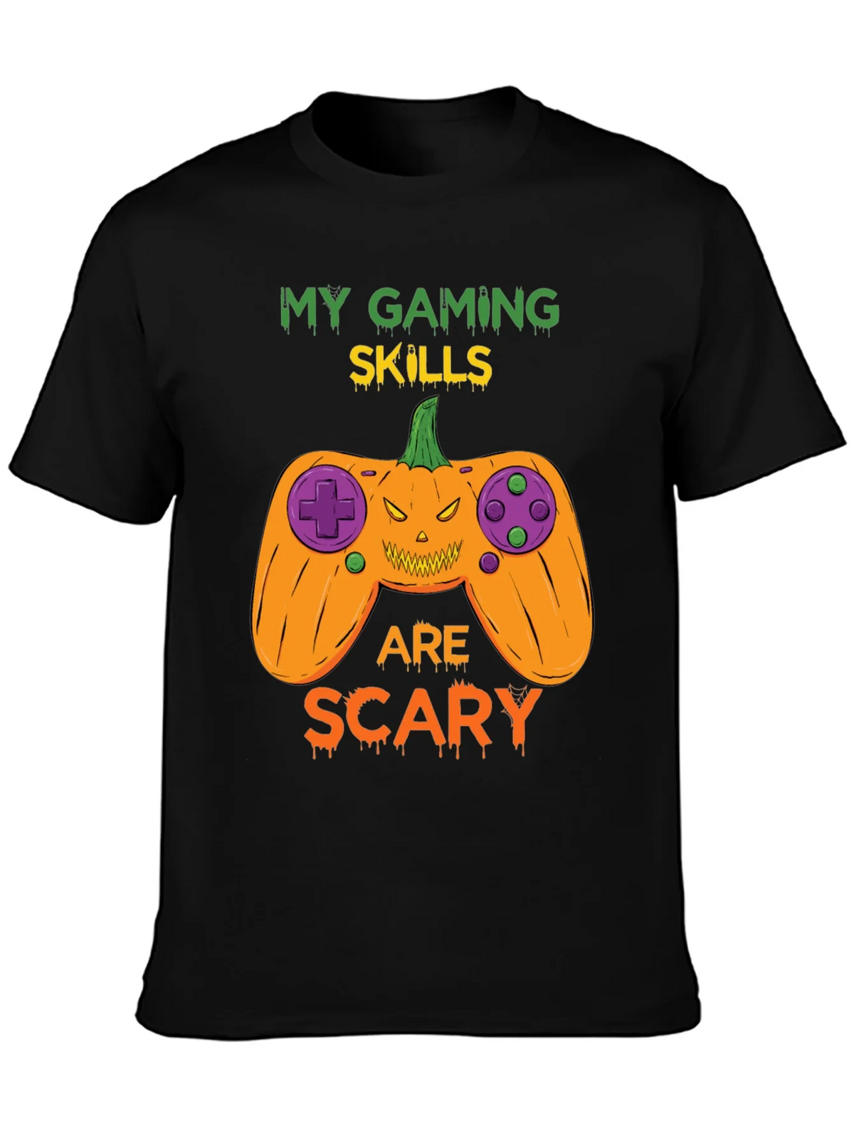 My Gaming Skills Are Scary Halloween T-Shirt product image 3