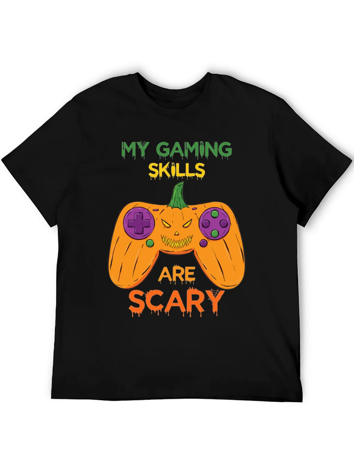 My Gaming Skills Are Scary Halloween T-Shirt product image 5