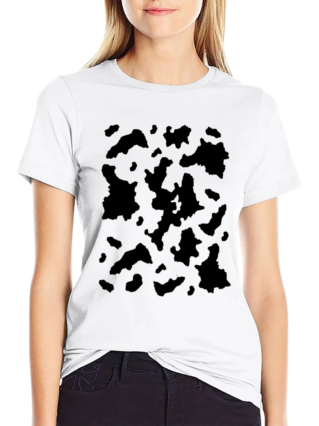 Abstract Print Crew Neck Tee product image 8