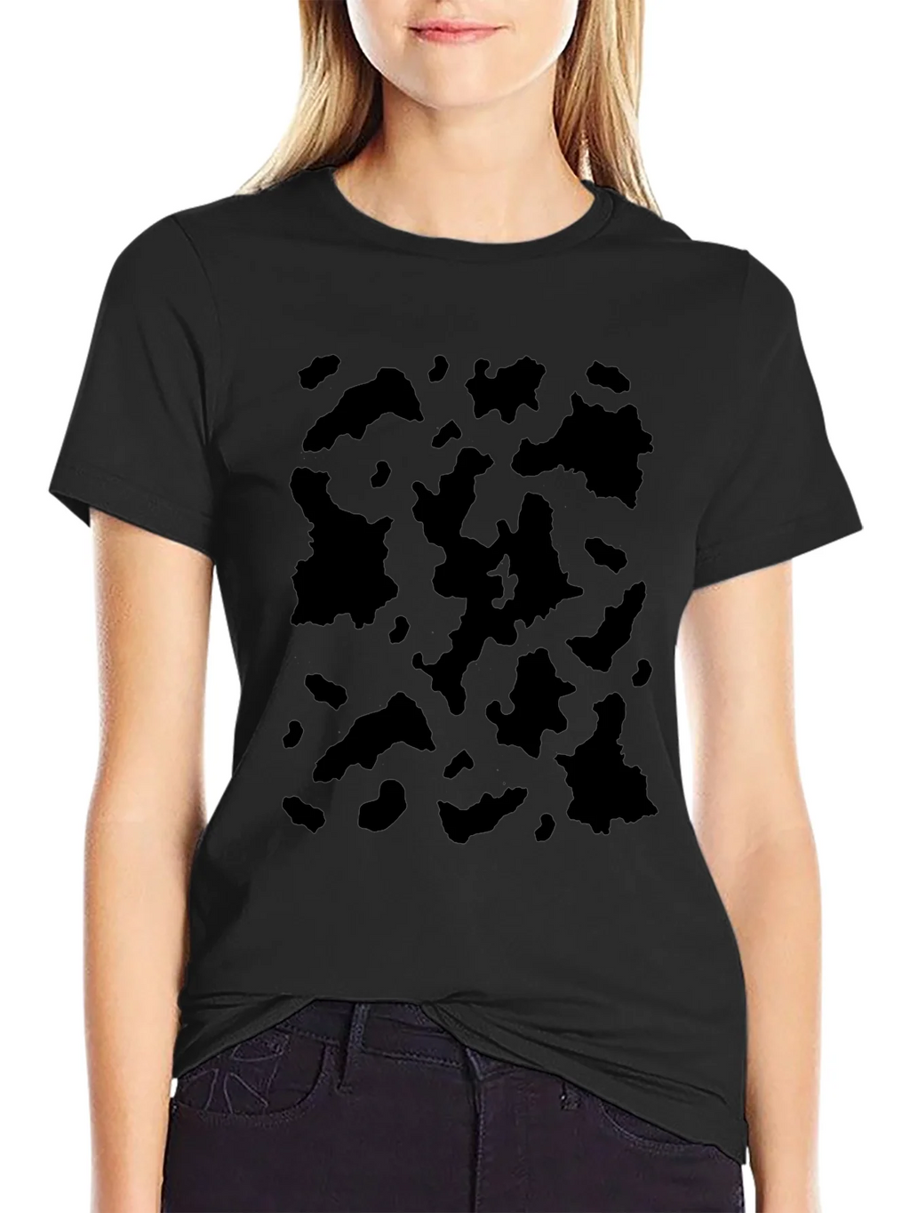 Abstract Print Crew Neck Tee product image 2