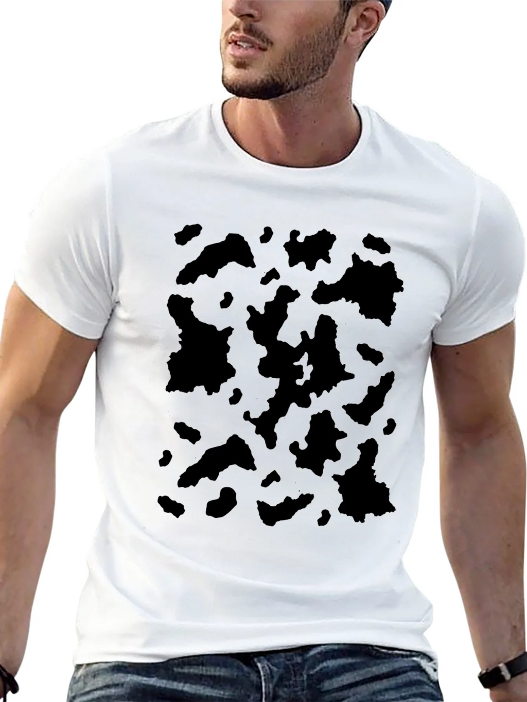 Abstract Print Crew Neck Tee product image 12