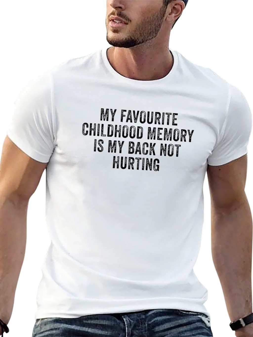 Funny My Back Not Hurting Graphic T-Shirt product image 7