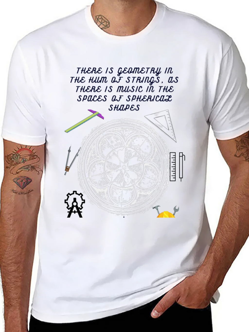 Geometric Harmony Tee product image 6