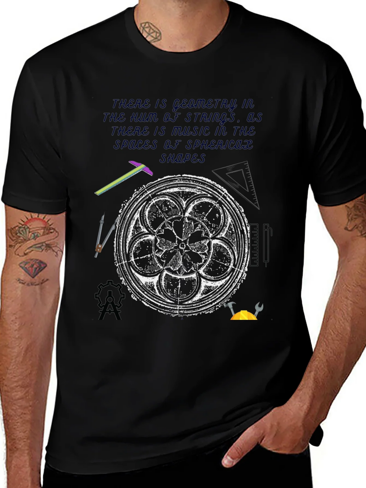 Geometric Harmony Tee product image 1