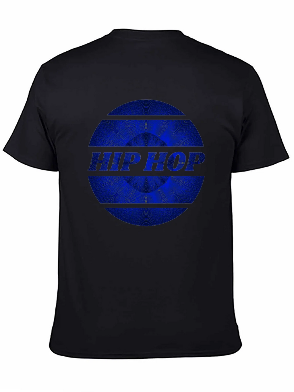 Hip Hop Graphic Print Black T-Shirt product image 4