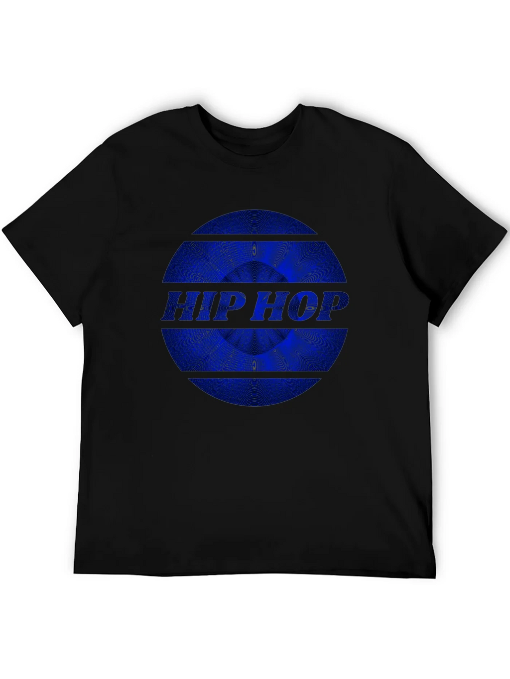 Hip Hop Graphic Print Black T-Shirt product image 5