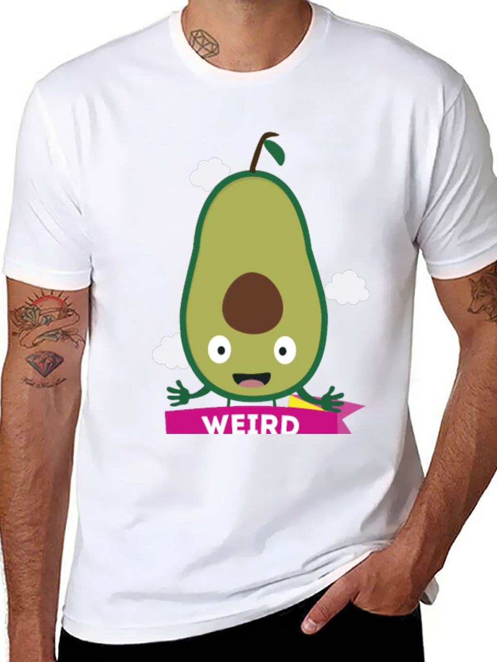 Weird Avocado Graphic T-Shirt - Fun & Quirky Tee product image 7