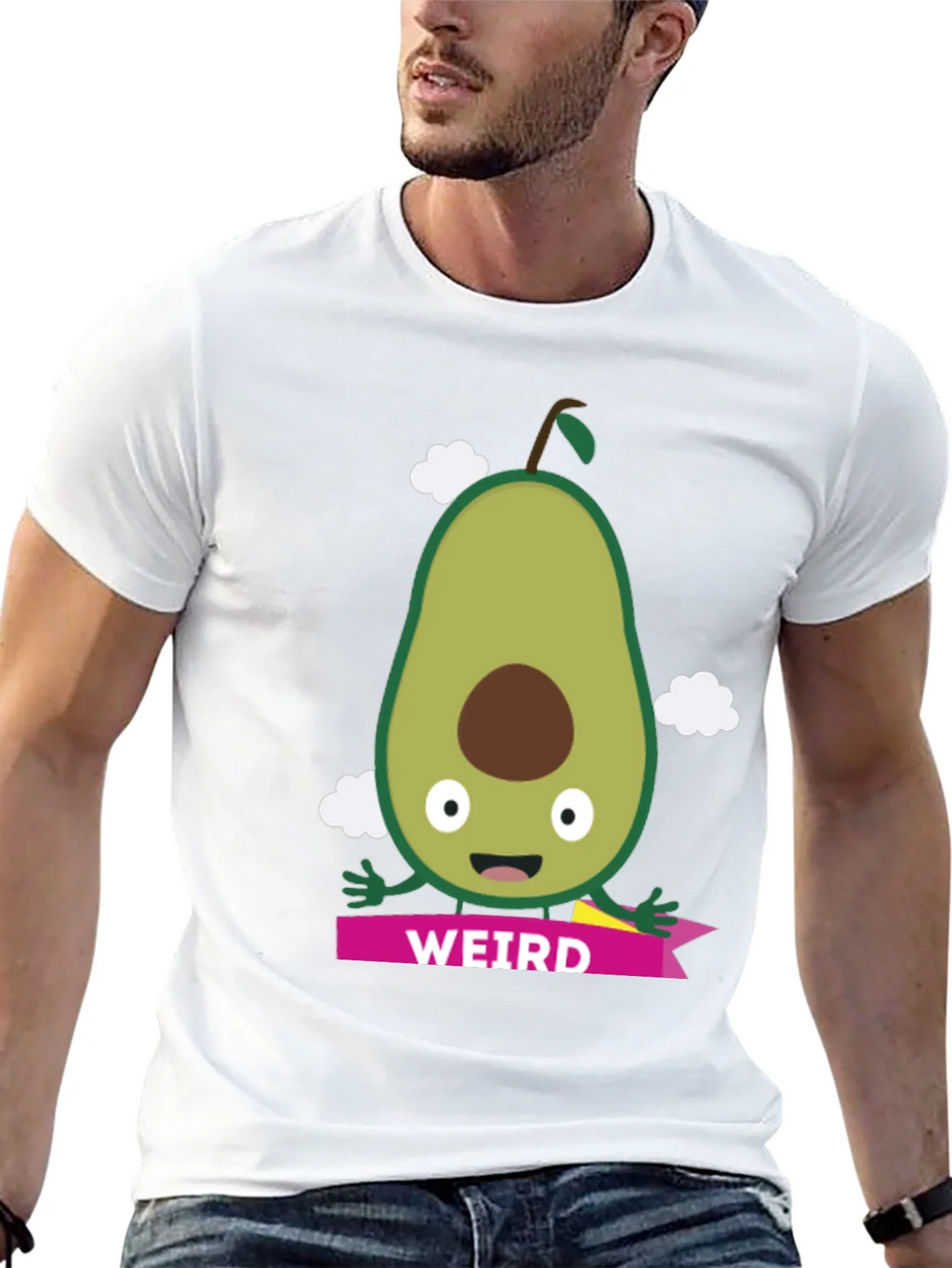 Weird Avocado Graphic T-Shirt - Fun & Quirky Tee product image 12