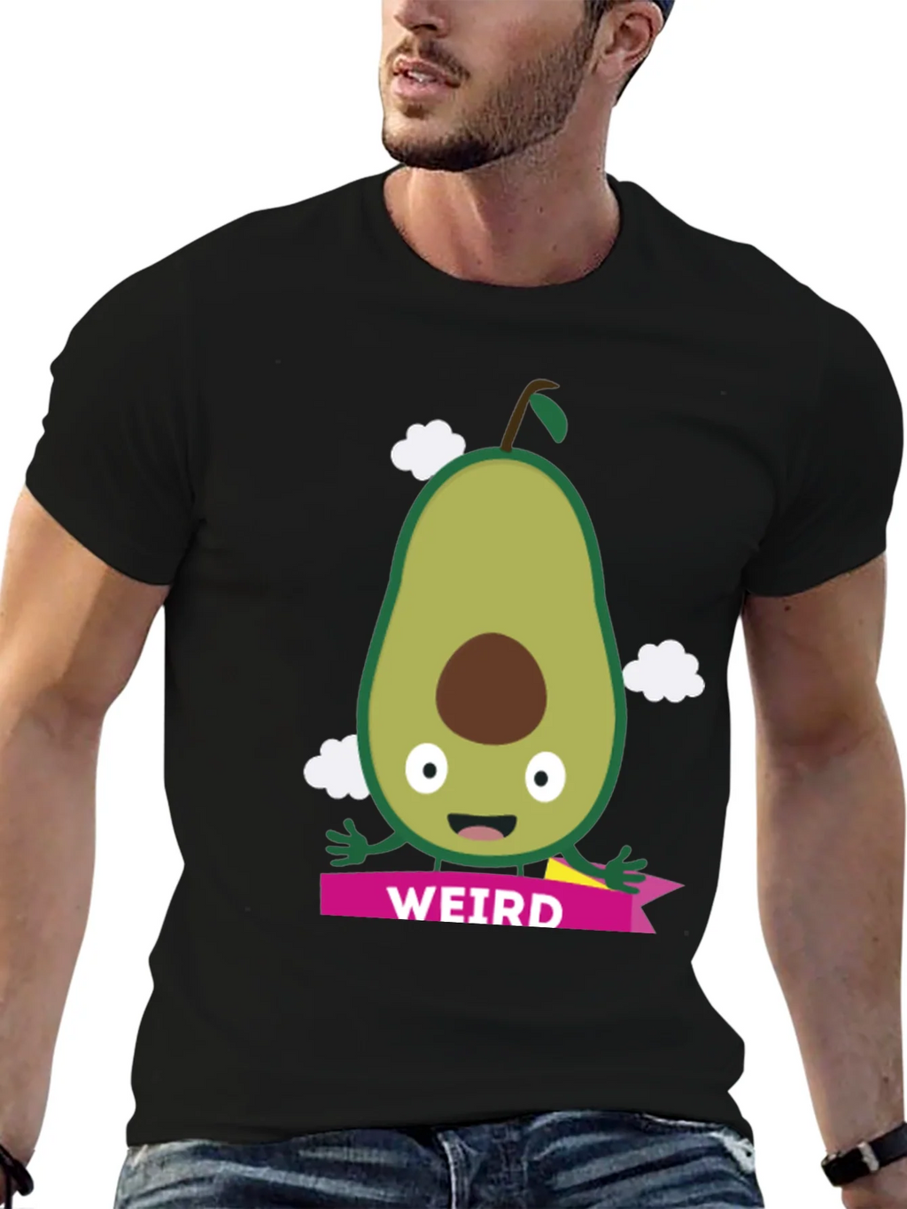 Weird Avocado Graphic T-Shirt - Fun & Quirky Tee product image 6