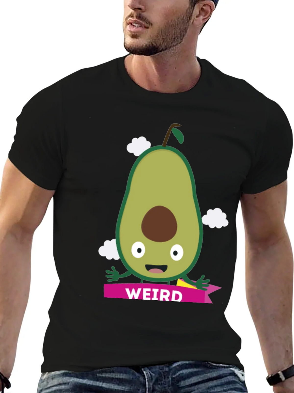 Weird Avocado Graphic T-Shirt - Fun & Quirky Tee product image 6