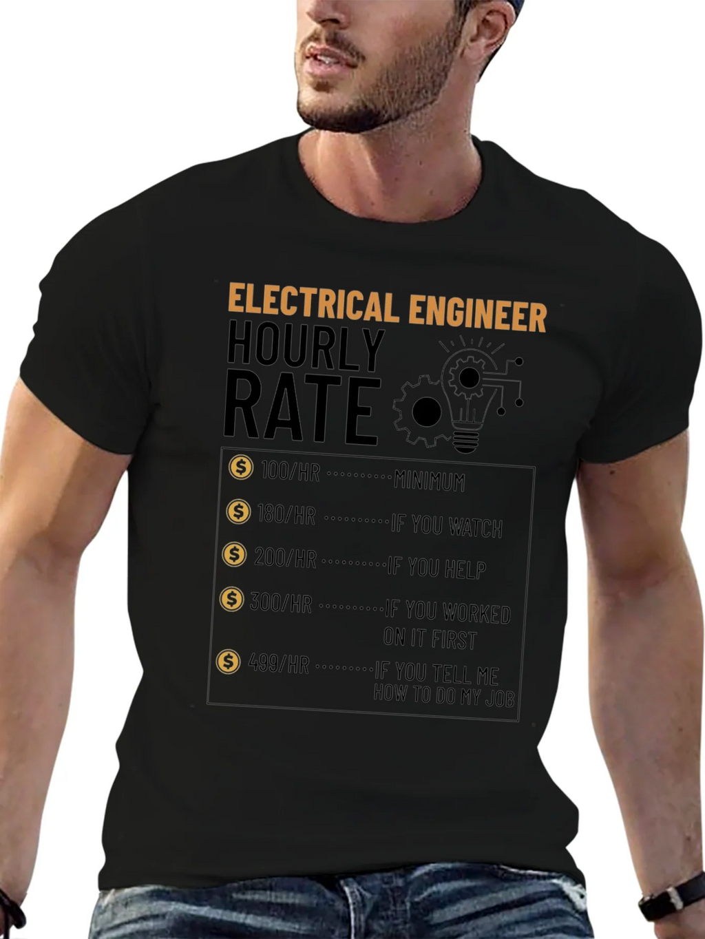 Electrical Engineer Hourly Rate T-Shirt product image 6