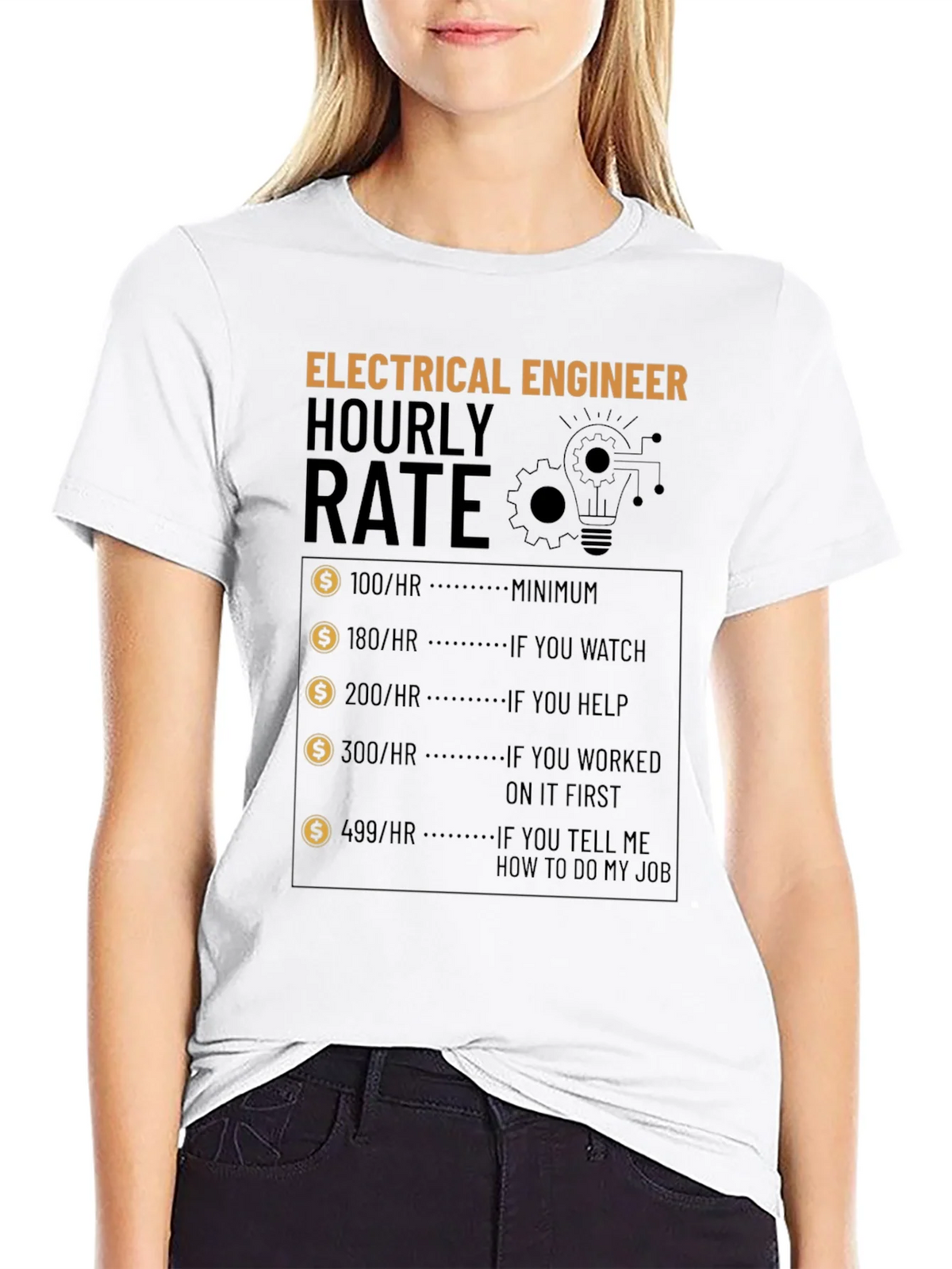Electrical Engineer Hourly Rate T-Shirt product image 8