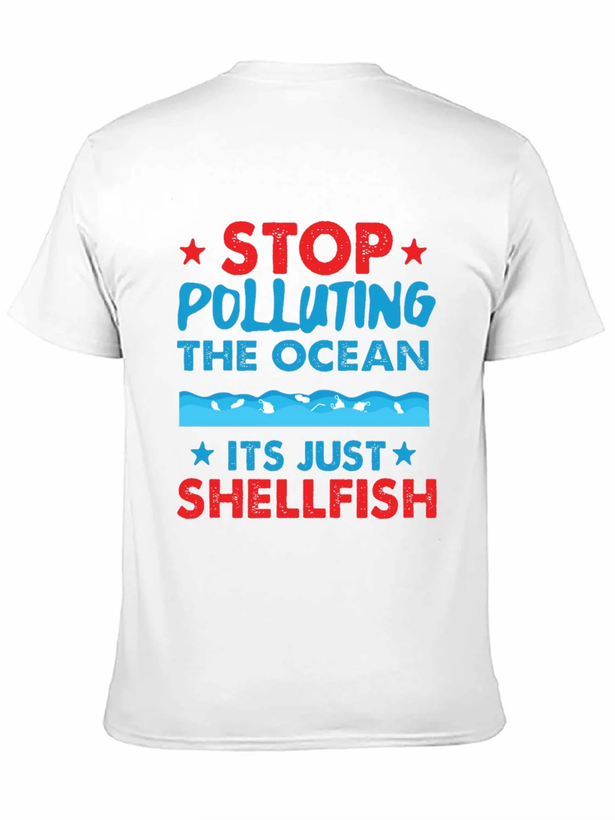 Stop Polluting Ocean Shellfish Graphic Tee product image 10