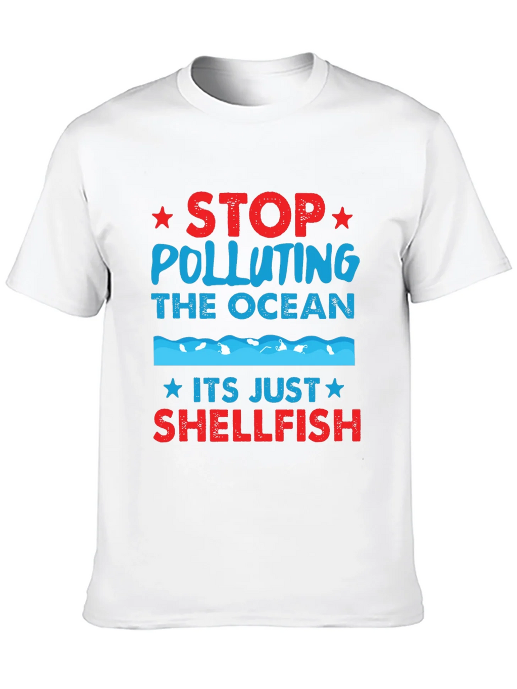 Stop Polluting Ocean Shellfish Graphic Tee product image 9