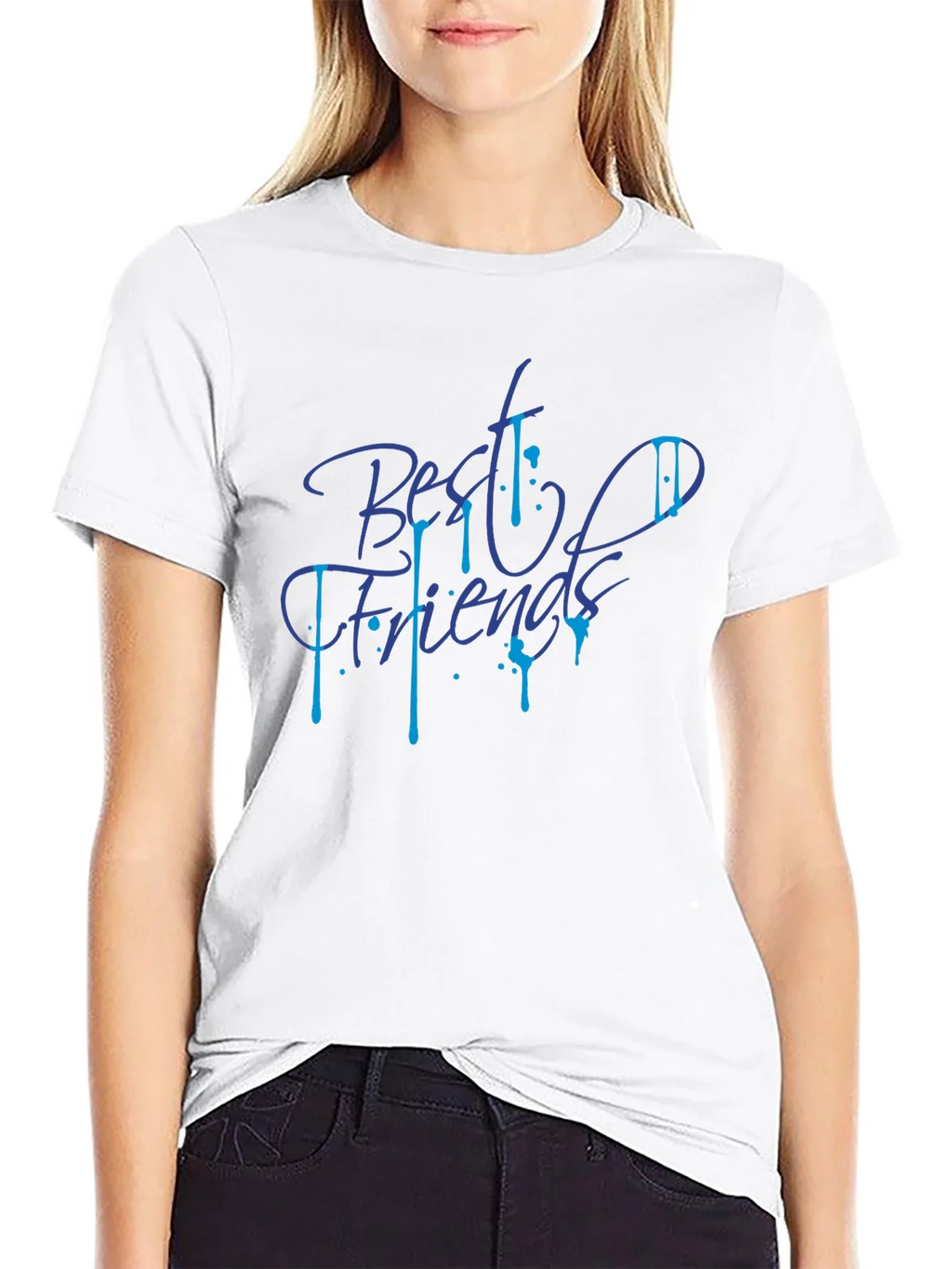 Best Friends Graphic Tee - Stylish Black T-Shirt product image 8