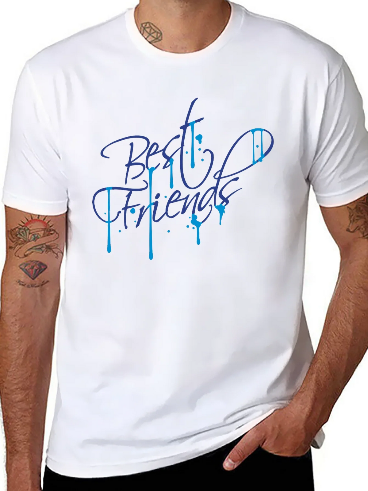 Best Friends Graphic Tee - Stylish Black T-Shirt product image 7
