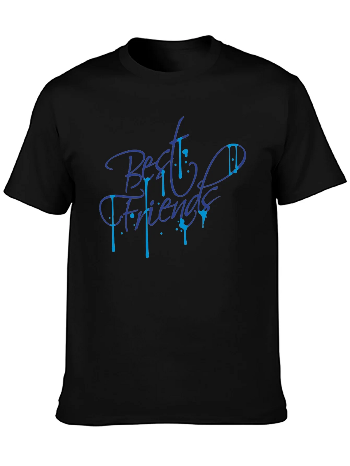 Best Friends Graphic Tee - Stylish Black T-Shirt product image 3
