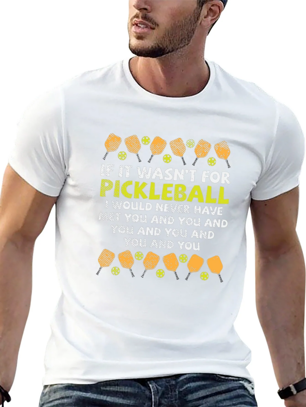 Pickleball T-Shirt: Funny Quote Design product image 12