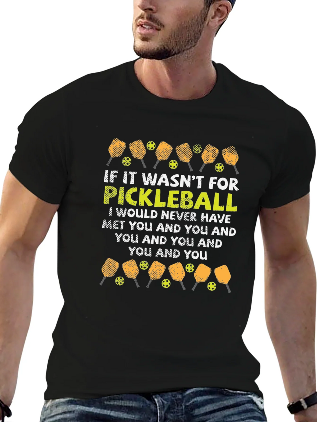Pickleball T-Shirt: Funny Quote Design product image 6