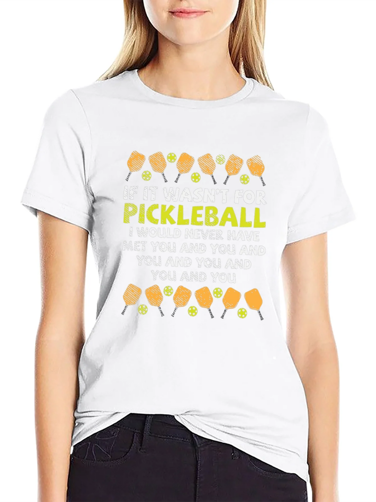 Pickleball T-Shirt: Funny Quote Design product image 8