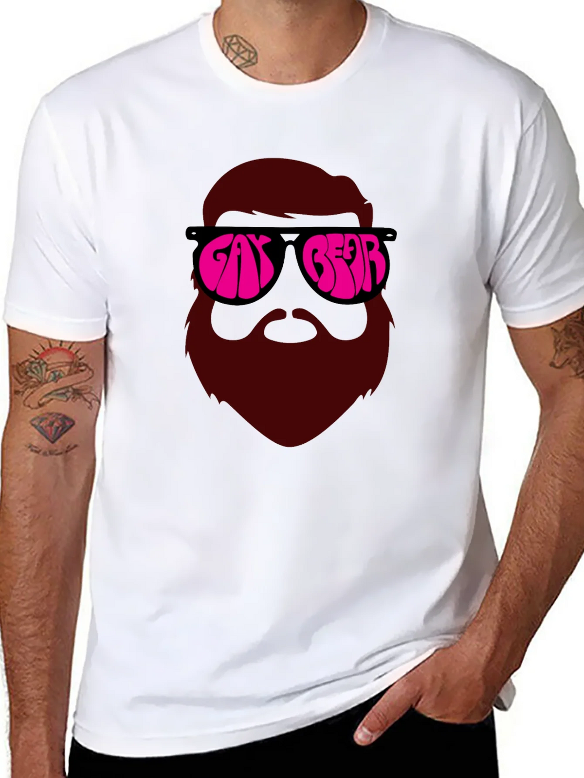 Gay Bear T-Shirt - Fun LGBT Pride Tee product image 7