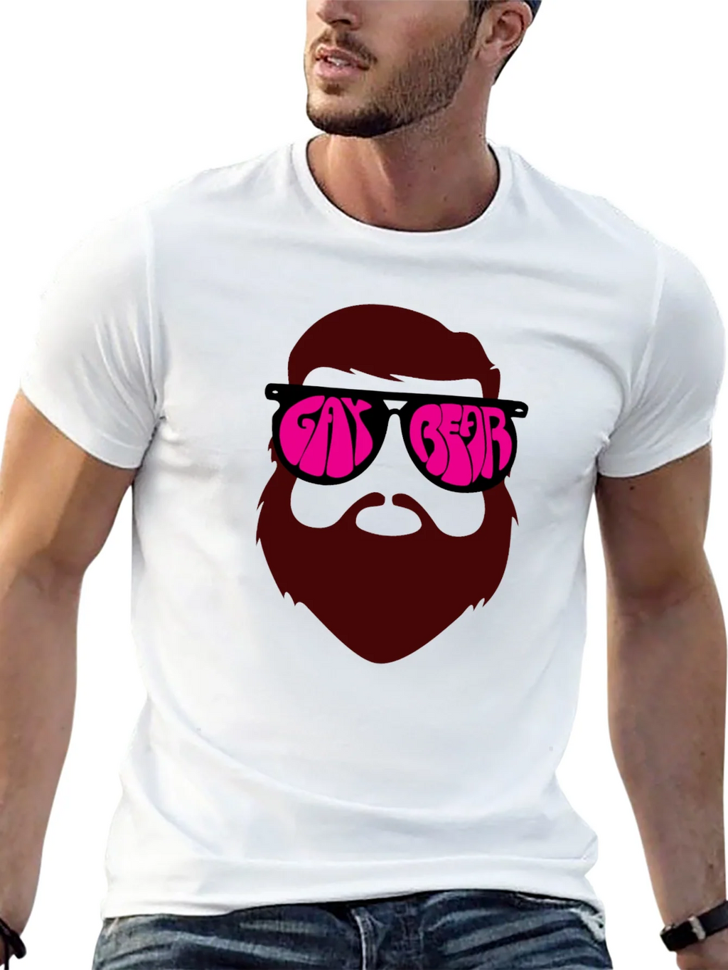 Gay Bear T-Shirt - Fun LGBT Pride Tee product image 12