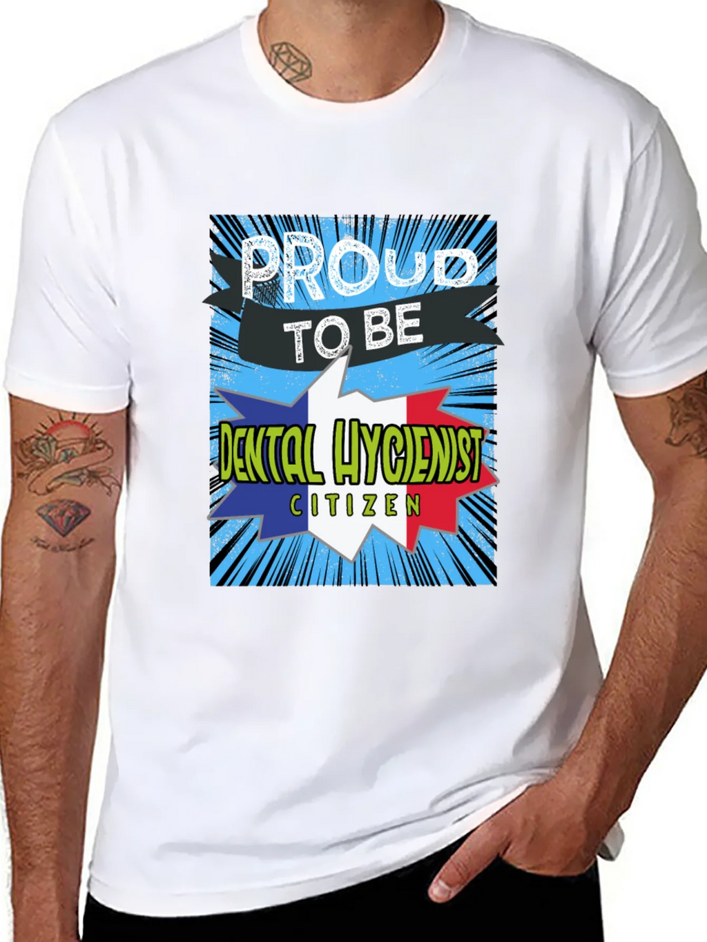 Proud Dental Hygienist Citizen T-Shirt product image 7