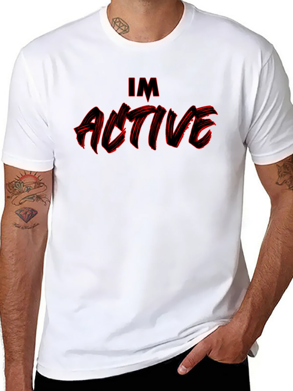 Im Active Graphic Tee - Bold Statement T-Shirt product image 5
