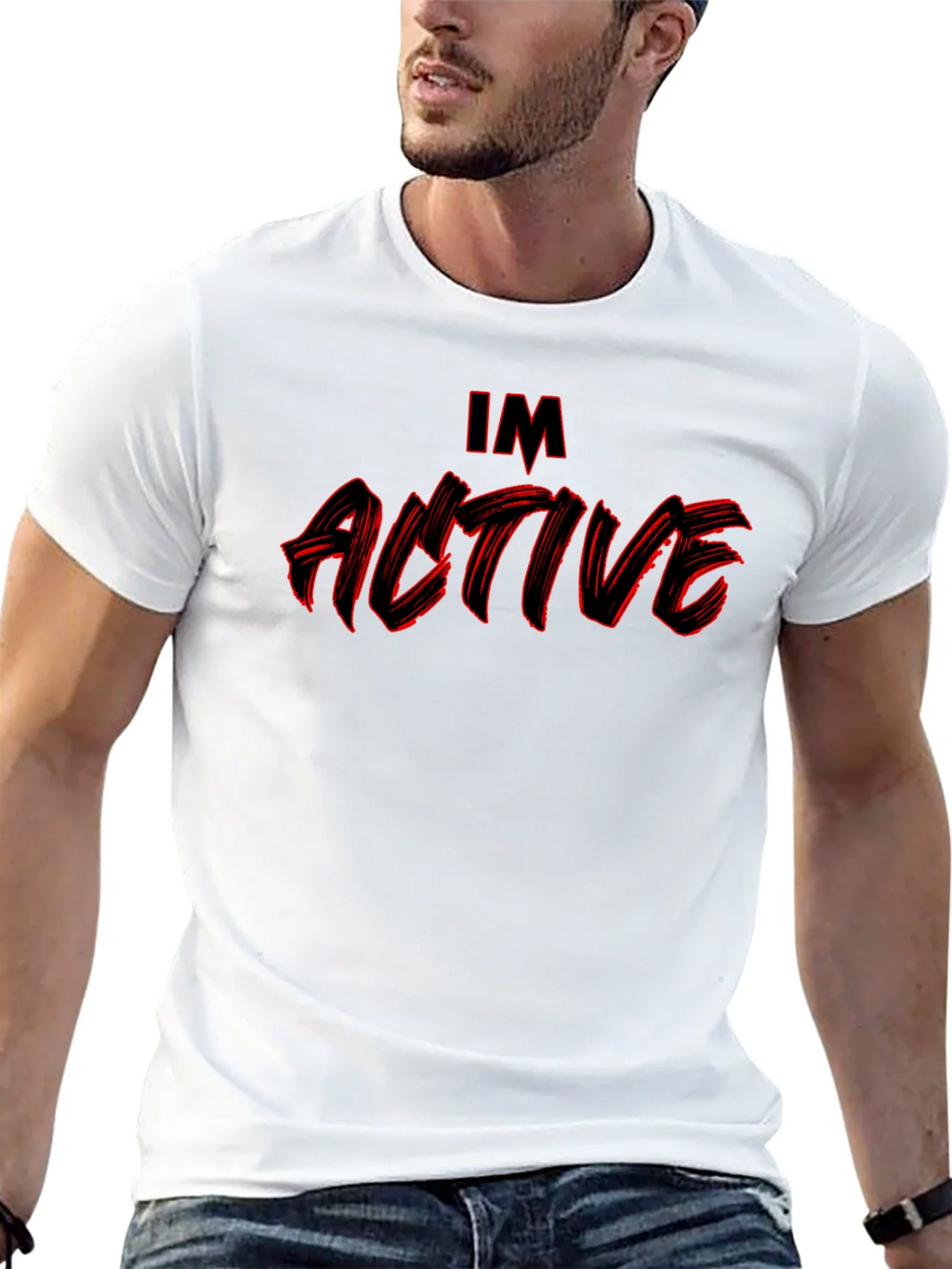 Im Active Graphic Tee - Bold Statement T-Shirt product image 10