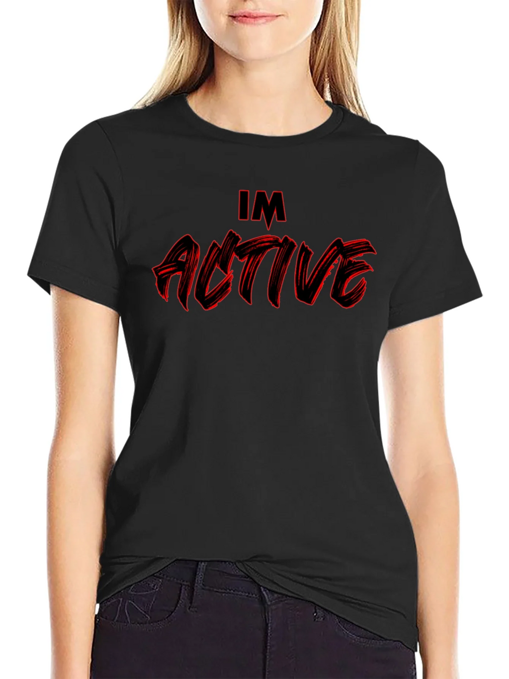 Im Active Graphic Tee - Bold Statement T-Shirt product image 2
