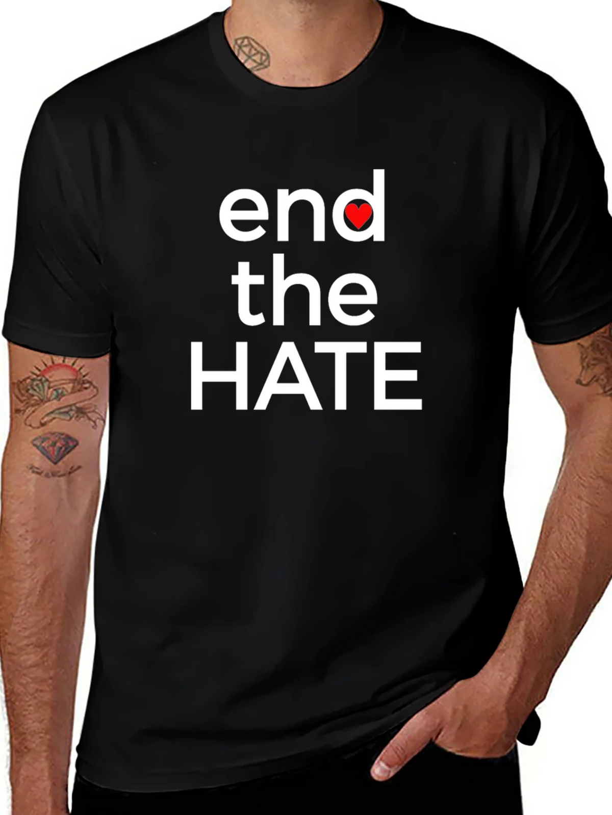 End the Hate T-Shirt - Spread Love product image 1