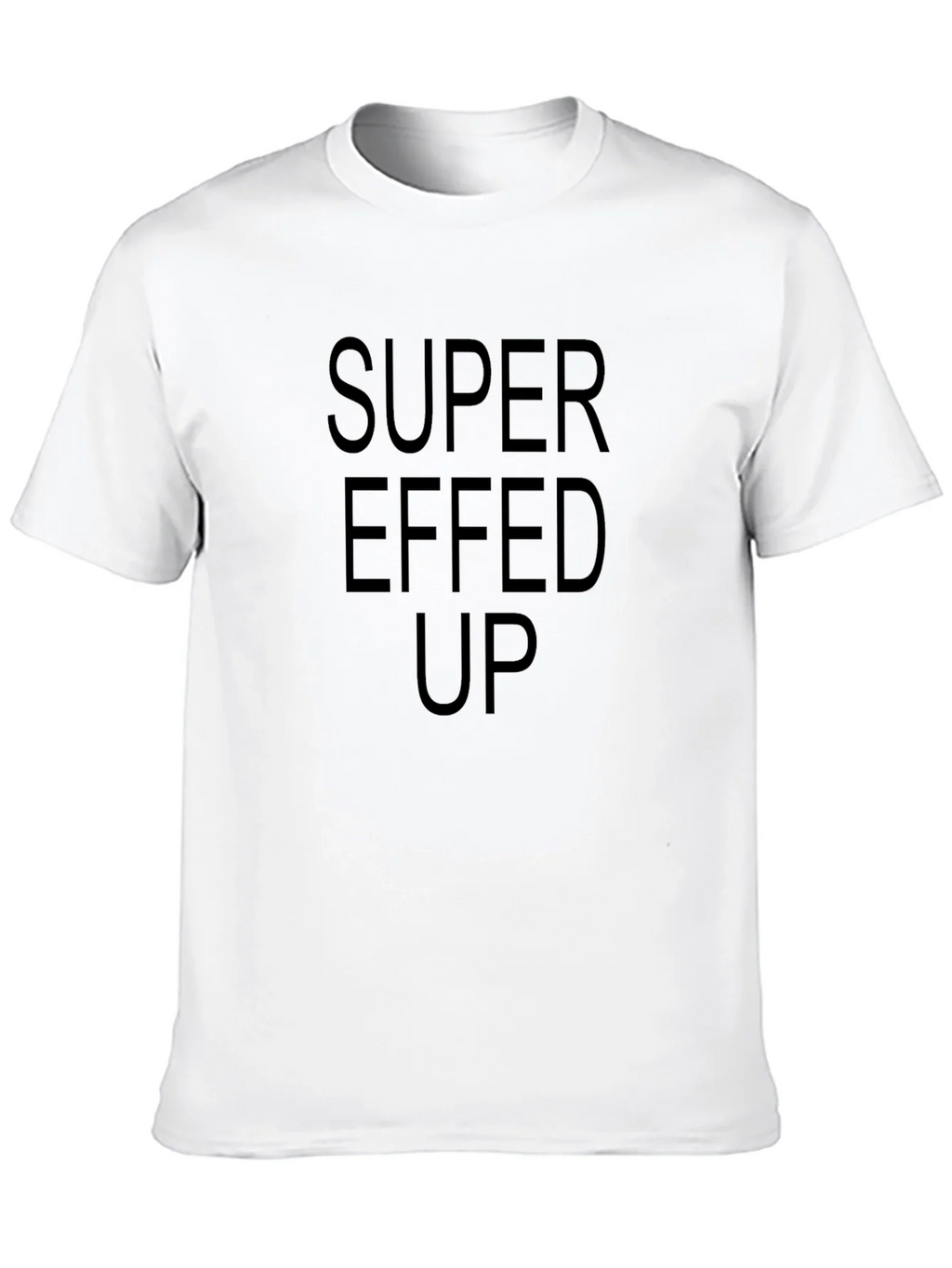 Super Effed Up Graphic Tee - Black Casual T-Shirt product image 6