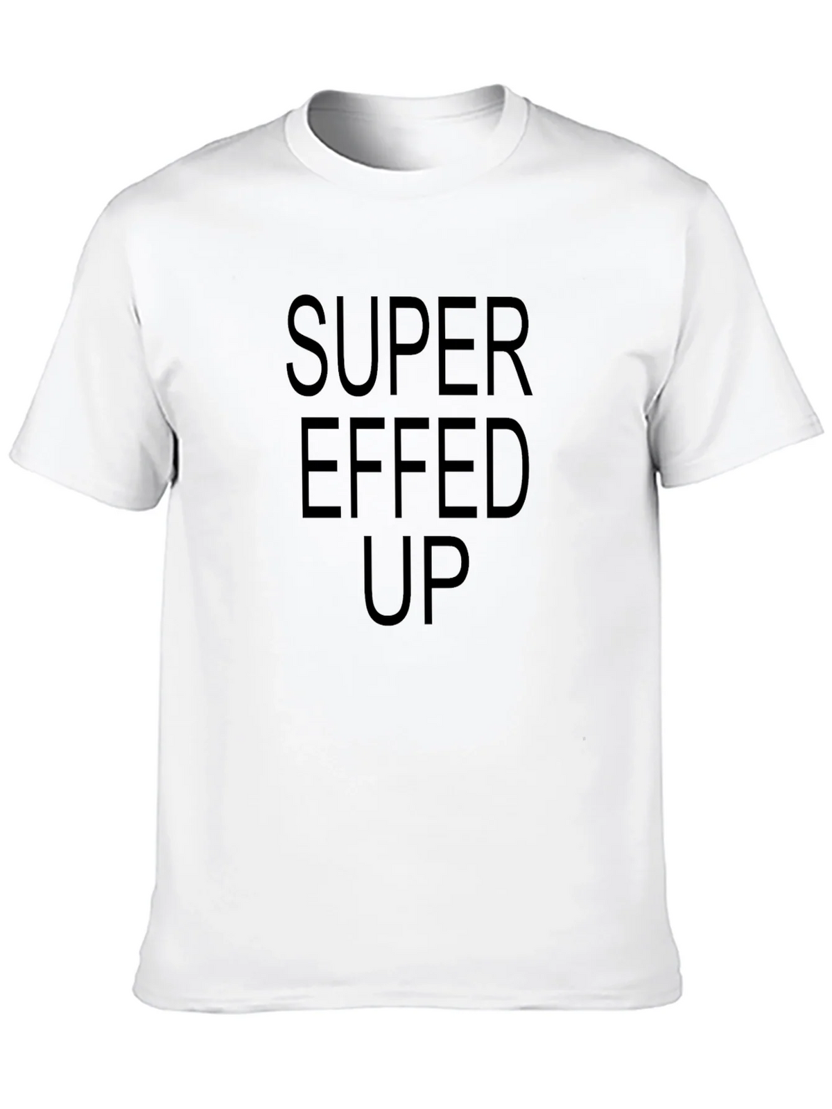 Super Effed Up Graphic Tee - Black Casual T-Shirt product image 6